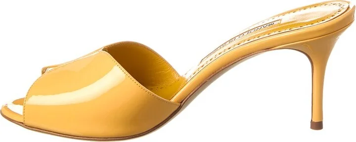 Manolo Blahnik Houramu 70 Patent Sandal - Image 2