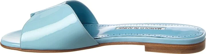Manolo Blahnik Houramu Patent Sandal - Image 2
