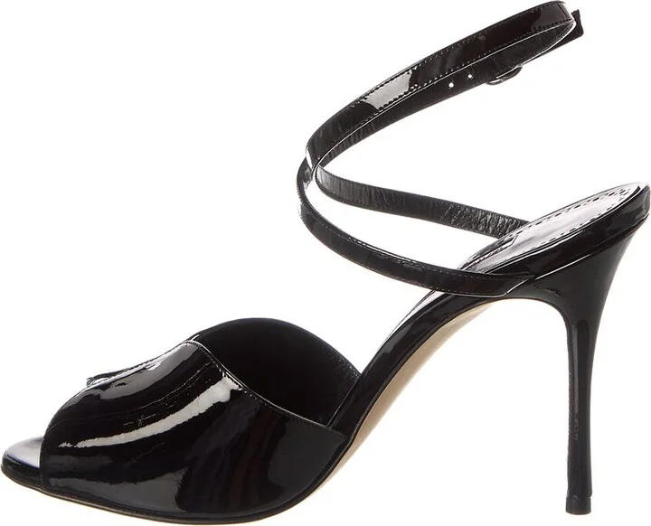 Manolo Blahnik Hourani 100 Patent Sandal - Image 2
