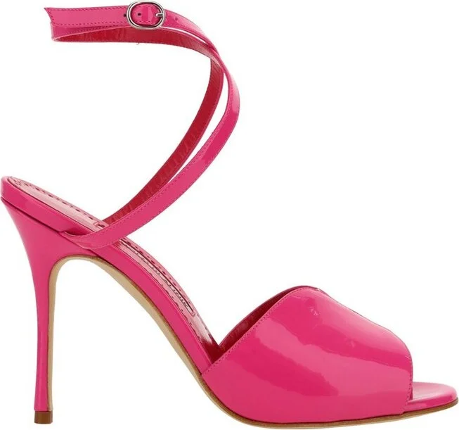 Manolo Blahnik Hourani Open Toe Sandals