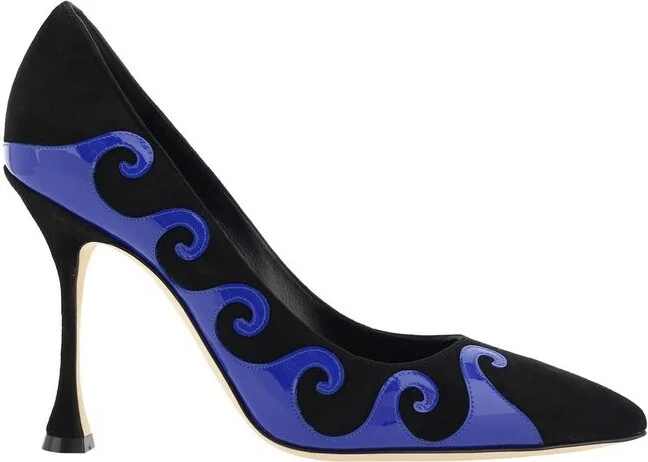 Manolo Blahnik Kasai Pointed-Toe Pumps