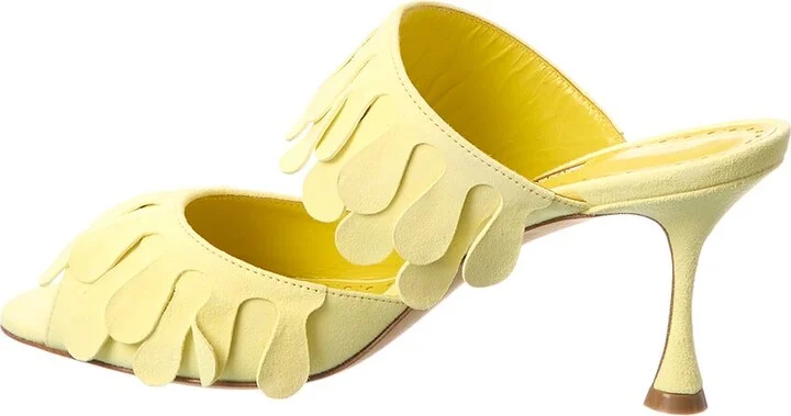 Manolo Blahnik Kelna 70 Suede Sandal - Image 2