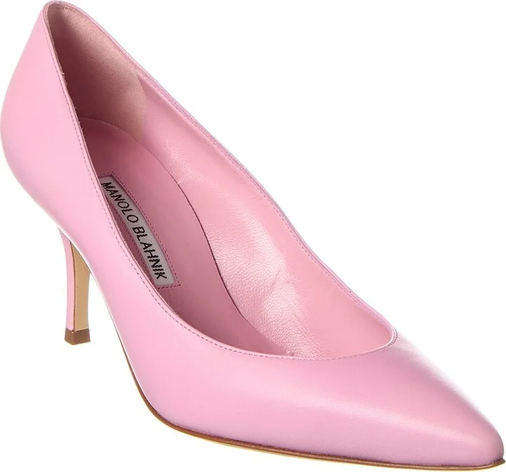 Manolo Blahnik Kietta 70 Leather Pump
