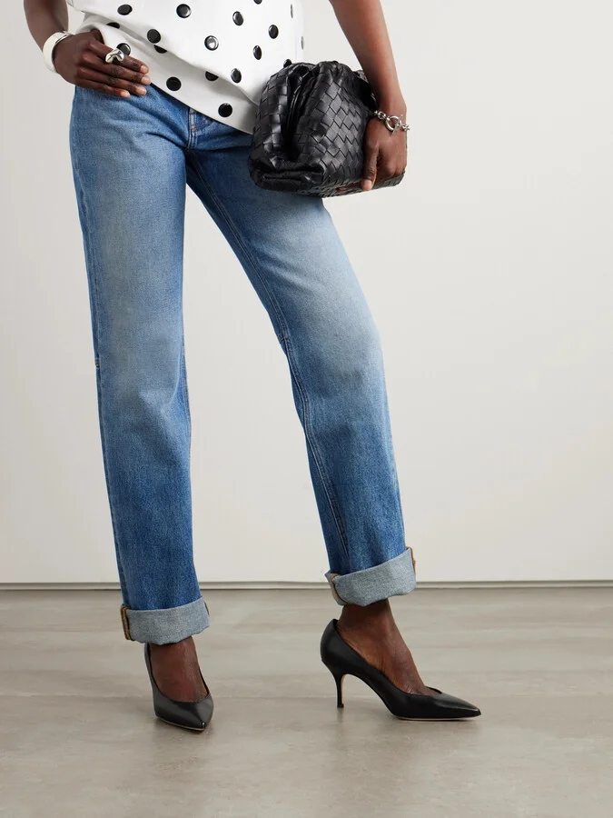 Manolo Blahnik - Kietta 70 Leather Pumps - Black - Image 2