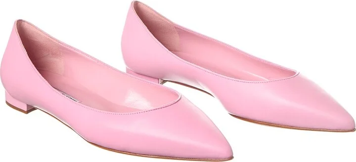 Manolo Blahnik Kietta Leather Flat (Authentic Pre-Loved)