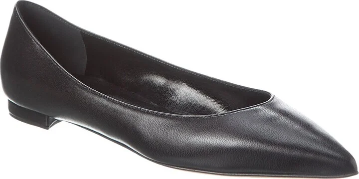 Manolo Blahnik Kietta Leather Flat