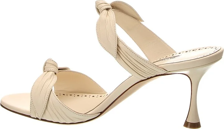 Manolo Blahnik Lollo 90 Leather Sandal - Image 2