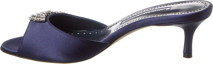Manolo Blahnik Lumada 50 Satin Mule - Image 2