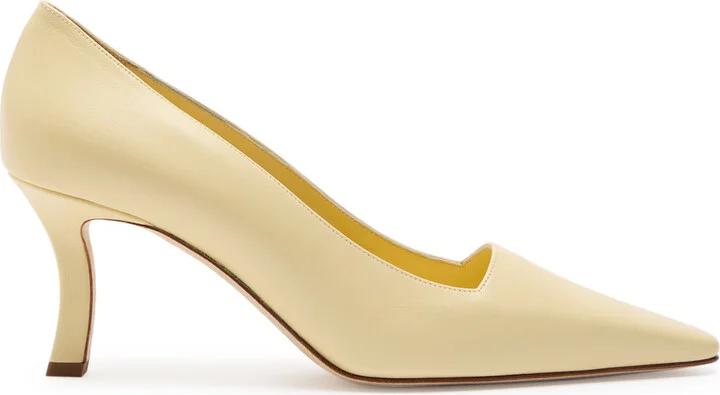 Manolo Blahnik Lyel 40 Leather Pumps