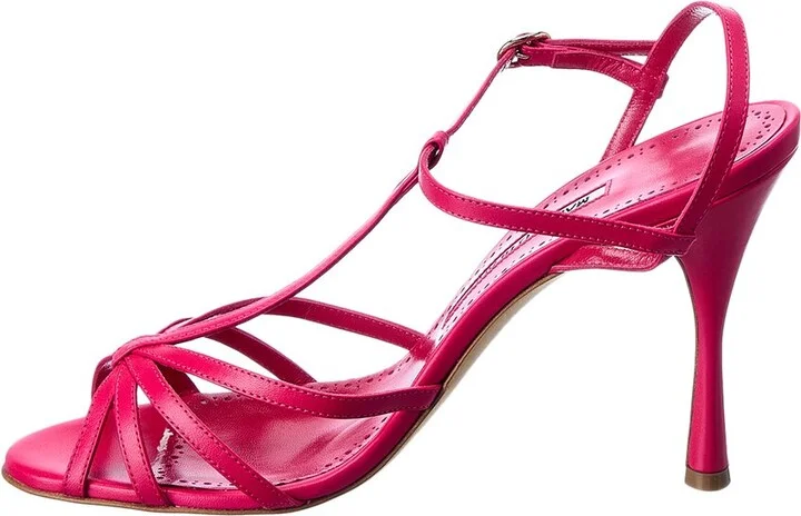Manolo Blahnik Marana 105 Leather Sandal - Image 2