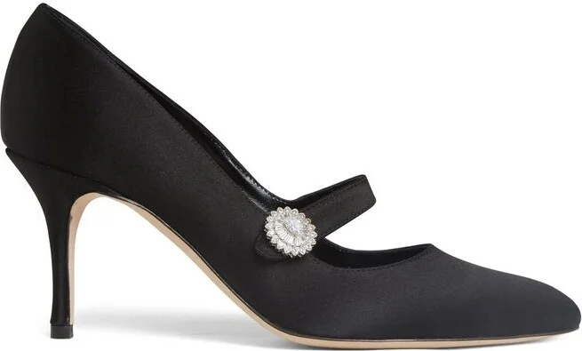 Manolo Blahnik Marijana Pointed-Toe Pumps