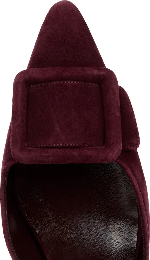 Manolo Blahnik Maysale 50 Suede Mules - Image 4