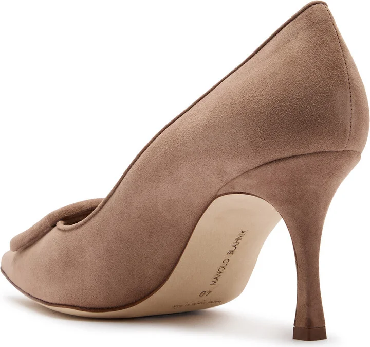 Manolo Blahnik Maysale 70 Suede Mules - Image 2