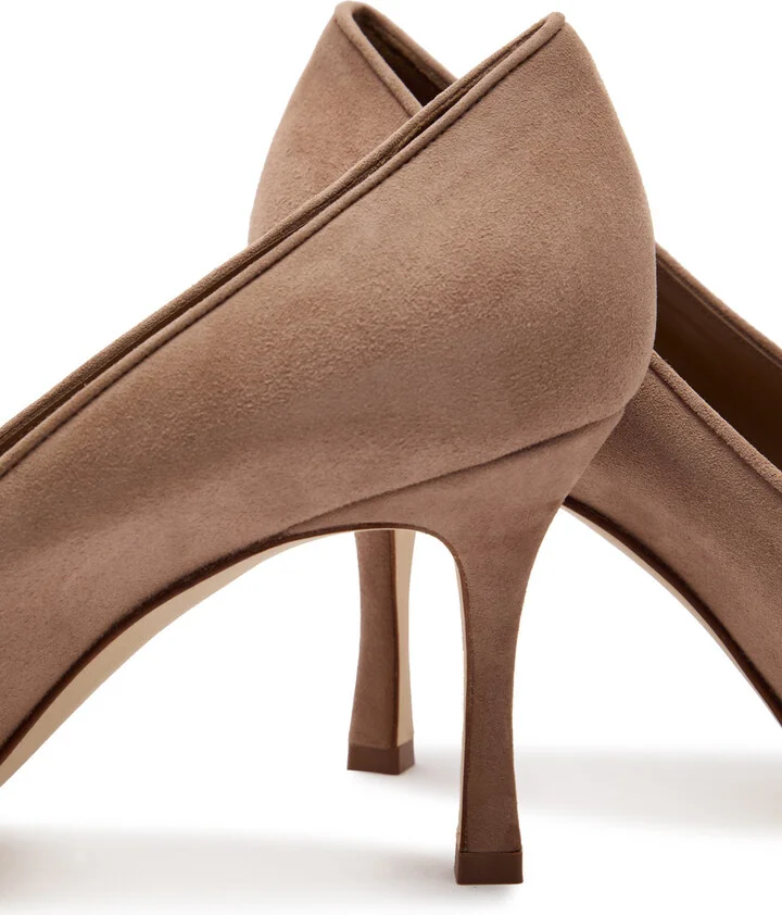 Manolo Blahnik Maysale 70 Suede Mules - Image 4