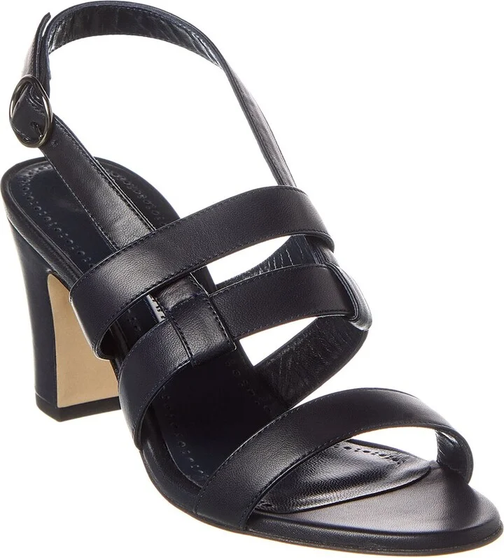 Manolo Blahnik Memaarhi 70 Leather Sandal