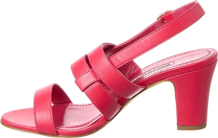 Manolo Blahnik Memarhi 70 Leather Sandal - Image 2