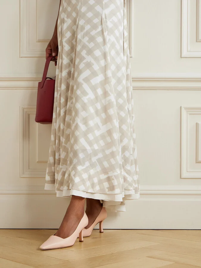 Manolo Blahnik - Moiralo 70 Leather Pumps - Pink - Image 2