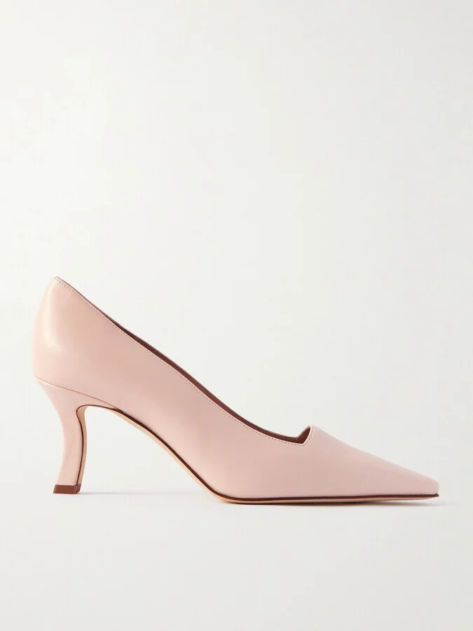 Manolo Blahnik - Moiralo 70 Leather Pumps - Pink