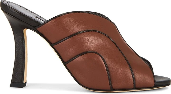 Manolo Blahnik Nikanor 105 Mule in Brown