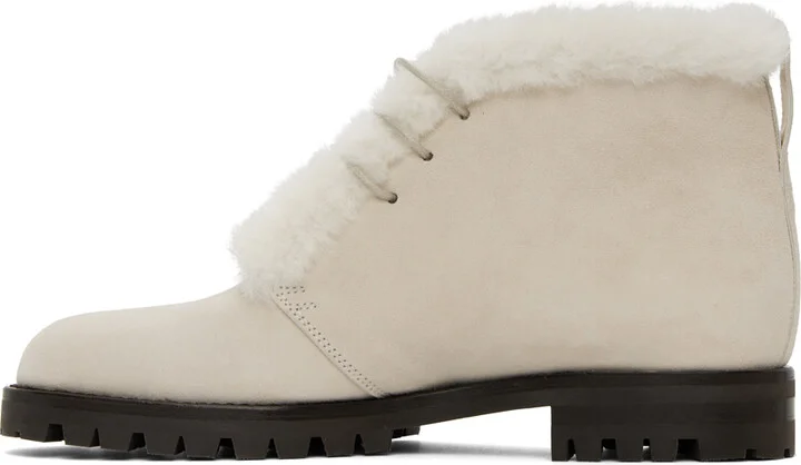 Manolo Blahnik Off-White Mircus Boots - Image 3