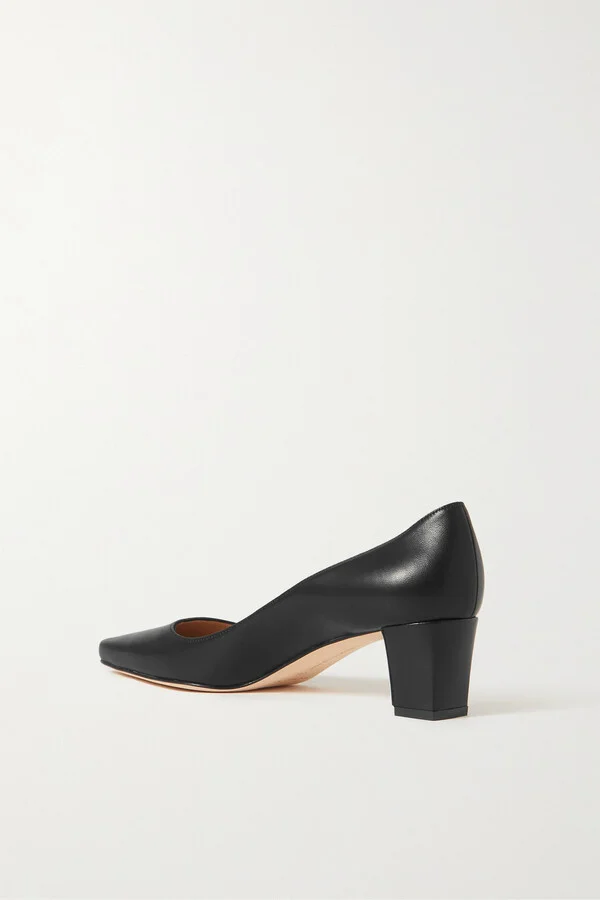Manolo Blahnik - Okkatopla 50 Leather Pumps - Black - Image 3