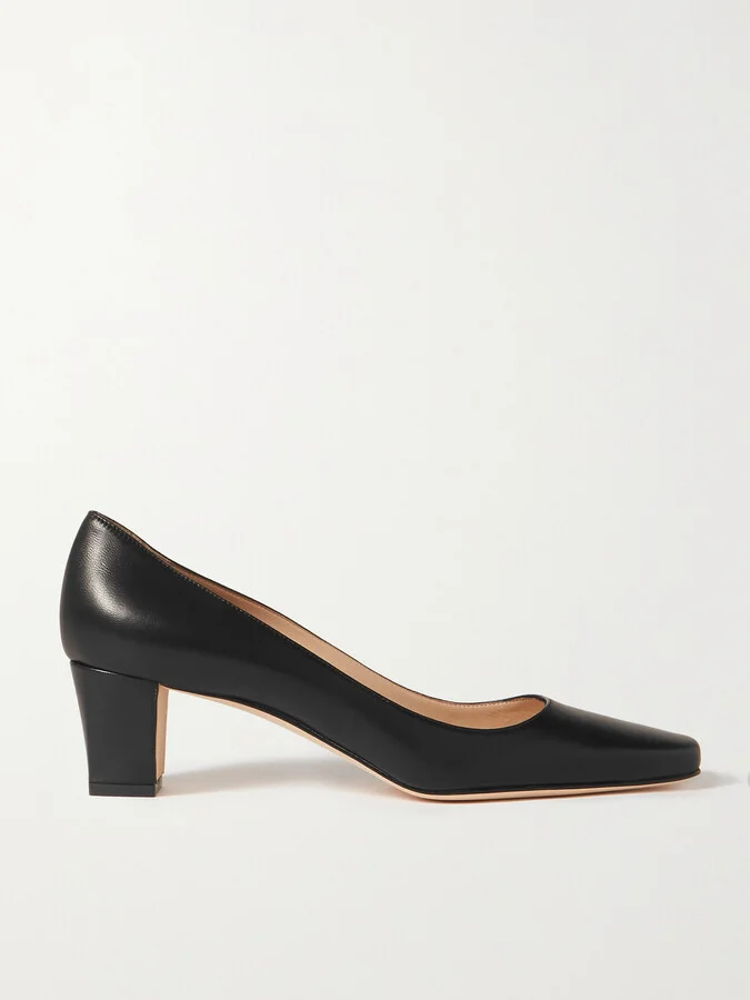 Manolo Blahnik - Okkatopla 50 Leather Pumps - Black