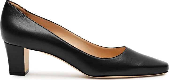 Manolo Blahnik Okkatopla 50 Leather Pumps
