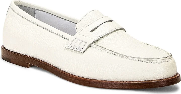 Manolo Blahnik Perrita Leather Loafer in White - Image 2