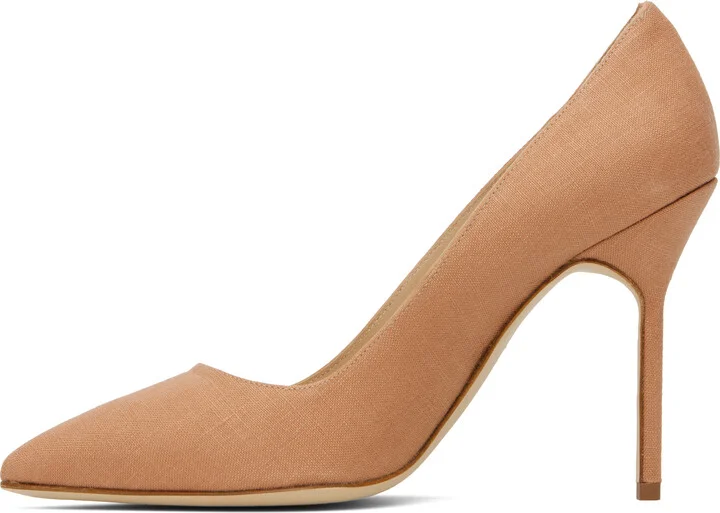 Manolo Blahnik Pink BB Heels - Image 3