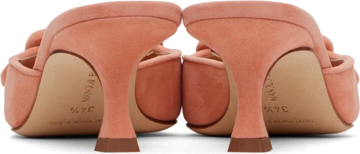 Manolo Blahnik Pink Maysale Mules - Image 2