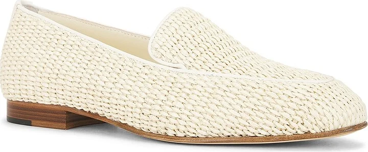 Manolo Blahnik Pitakara Loafer in Cream - Image 2