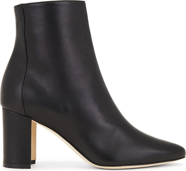 Manolo Blahnik Rosie Nappa 70 Boot in Black