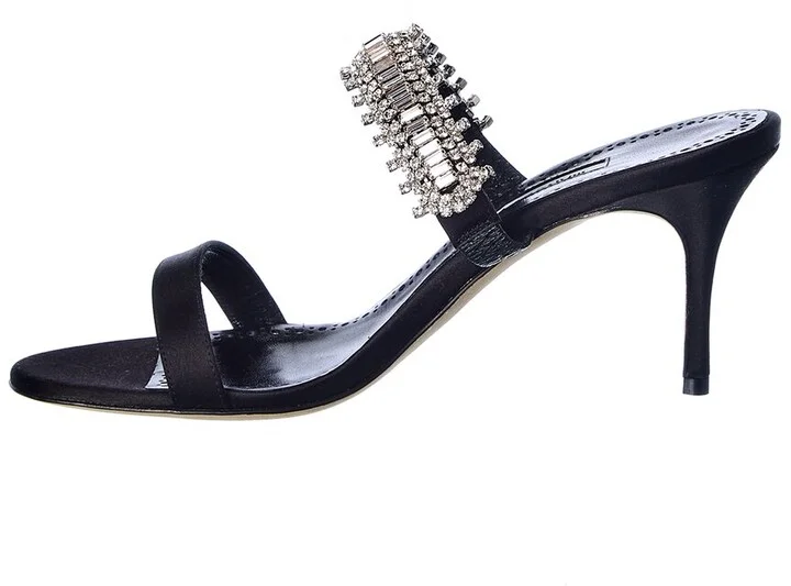 Manolo Blahnik Sako 70 Satin Sandal - Image 2