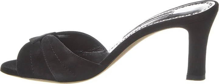 Manolo Blahnik Siemu 70 Suede Sandal - Image 2