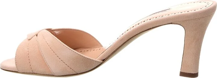 Manolo Blahnik Siemu 70 Suede Sandal - Image 2