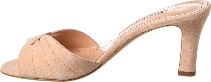 Manolo Blahnik Siemu 70 Suede Sandal - Image 2