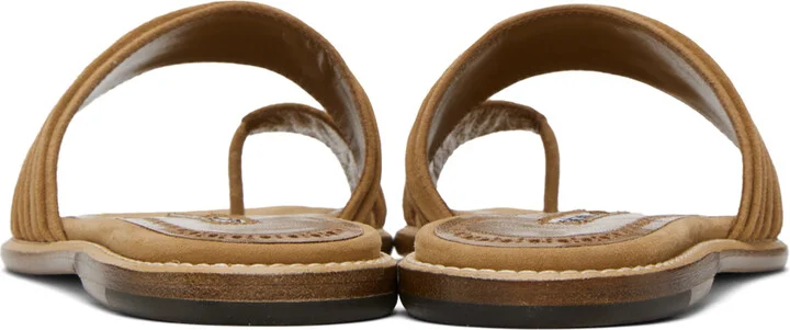Manolo Blahnik Tan Tibo Sandals - Image 2