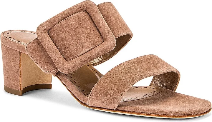 Manolo Blahnik Titubanew Sandal in Tan - Image 2