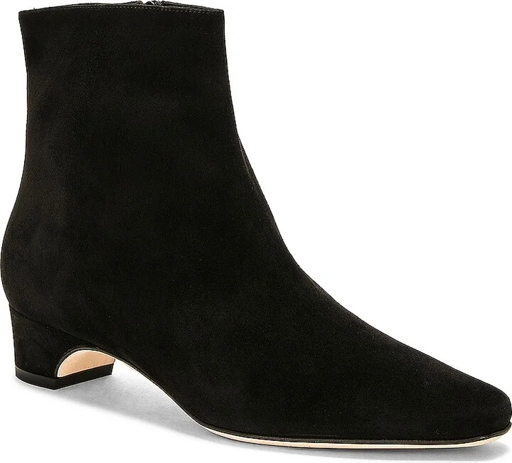 Manolo Blahnik Tolarc Suede Boot in Black - Image 2