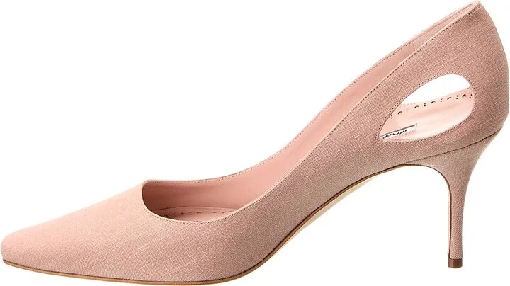 Manolo Blahnik Toplaca 70 Linen Pump - Image 2