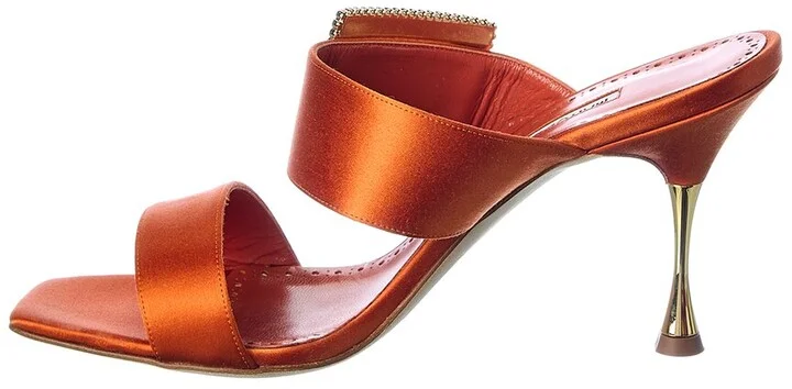 Manolo Blahnik Tuliaba 90 Satin Sandal - Image 2