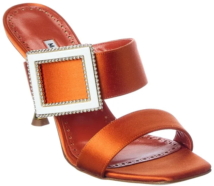 Manolo Blahnik Tuliaba 90 Satin Sandal