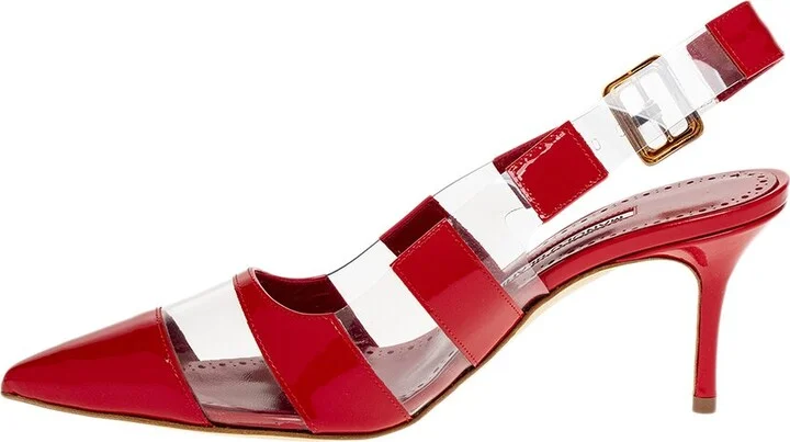 Manolo Blahnik Uxra Patent Pump - Image 2