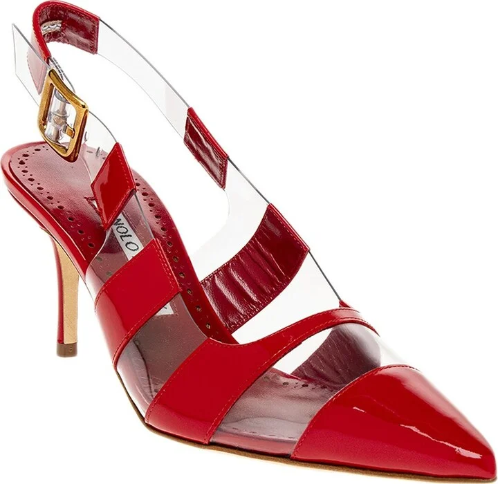 Manolo Blahnik Uxra Patent Pump