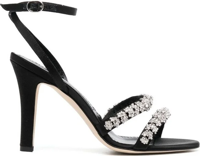 Manolo Blahnik Vedada Embellished Sandals