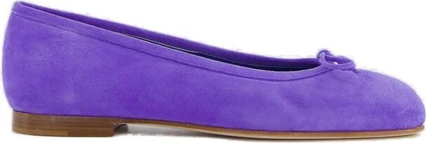 Manolo Blahnik Veralli Bow Detailed Ballerinas
