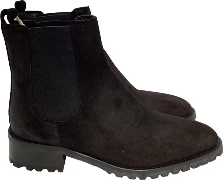 Manolo Blahnik Women's Suede Chelata Chelsea Boot (Authentic Pre-Loved)