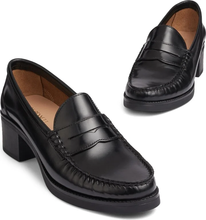 Manon Block Heel Penny Loafer - Image 4