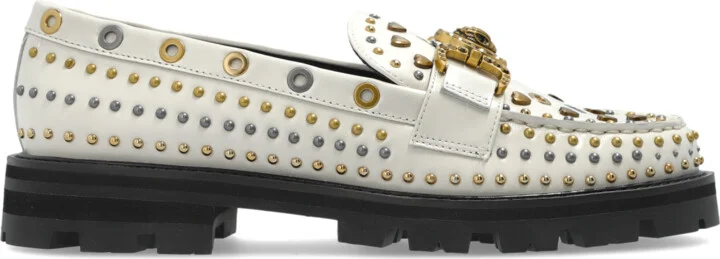 "Mansion" Loafers, , - Cream