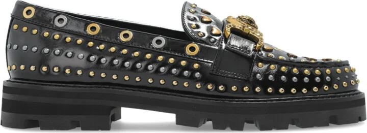 "Mansion" Loafers Shoes, , - Black